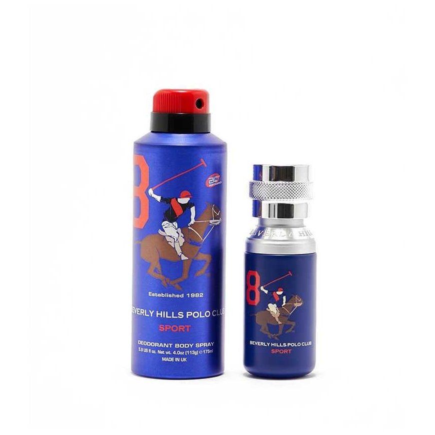Beverly Hills polo klubi mees nº8 50ml + deodorant spray 175ml