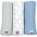 Happy New! Lodger Swadler Solid Matcha cotton diaper Peppermint 70x70 cm 3pcs. SWM 104