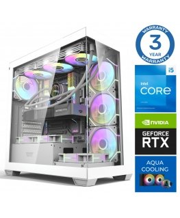 INTOP AQUA i5-14400F 64GB DDR5 1TB SSD M.2 NVME+2TB RTX5070Ti 16GB no-OS
