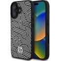 DKNY PU Leather Case Crosswalk Pattern Magsafe Apple iPhone 16 Ivory