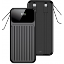 Maxlife toitepank integreeritud kaablitega MXPB-06 PD QC 22,5W 10000 mAh must Maxlife toitepank integreeritud kaablitega MXPB-06 PD QC 22,5W 10000 mAh must