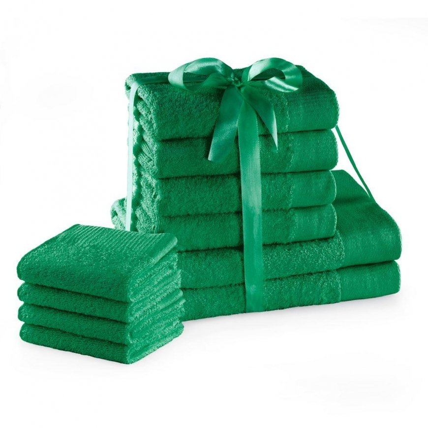 AmeliaHome Pyyhkeiden setti, 100 % puuvillaa, 30x50 cm (4 kpl), 50x100 cm (4 kpl), 70x140 cm (2 kpl) – 2