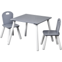 Kesper 1 children's table with 2 chairs gray FSC Kesper 1 children's table with 2 chairs gray FSC
