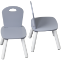 Kesper 1 children's table with 2 chairs gray FSC Kesper 1 children's table with 2 chairs gray FSC