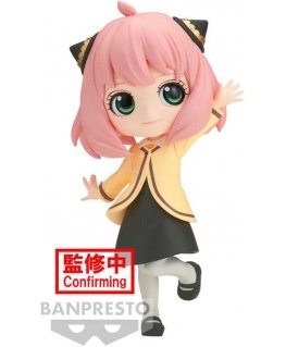 Banpresto Spy X Family Anya Forger Q posket - 13 cm korkea figuuri