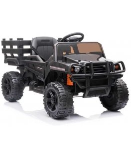Lean Cars Vaikiškas elektrinis visureigis „Farmer Pick-Up“ (modelis BDM0926, juodas)