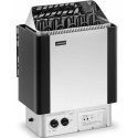 Uniprodo Electric sauna stove with built-in control 9-13 m3 up to 110C 400 V 9 kW silver-black Uniprodo Electric sauna stove with built-in control 9-13 m3 up to 110C 400 V 9 kW silver-black