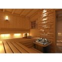 Uniprodo Electric sauna stove with built-in control 9-13 m3 up to 110C 400 V 9 kW silver-black Uniprodo Electric sauna stove with built-in control 9-13 m3 up to 110C 400 V 9 kW silver-black