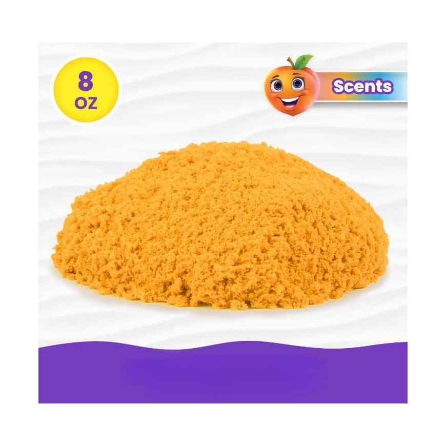 Kinetiskā smilšu smaržas persiku plastilīns 227g – 4