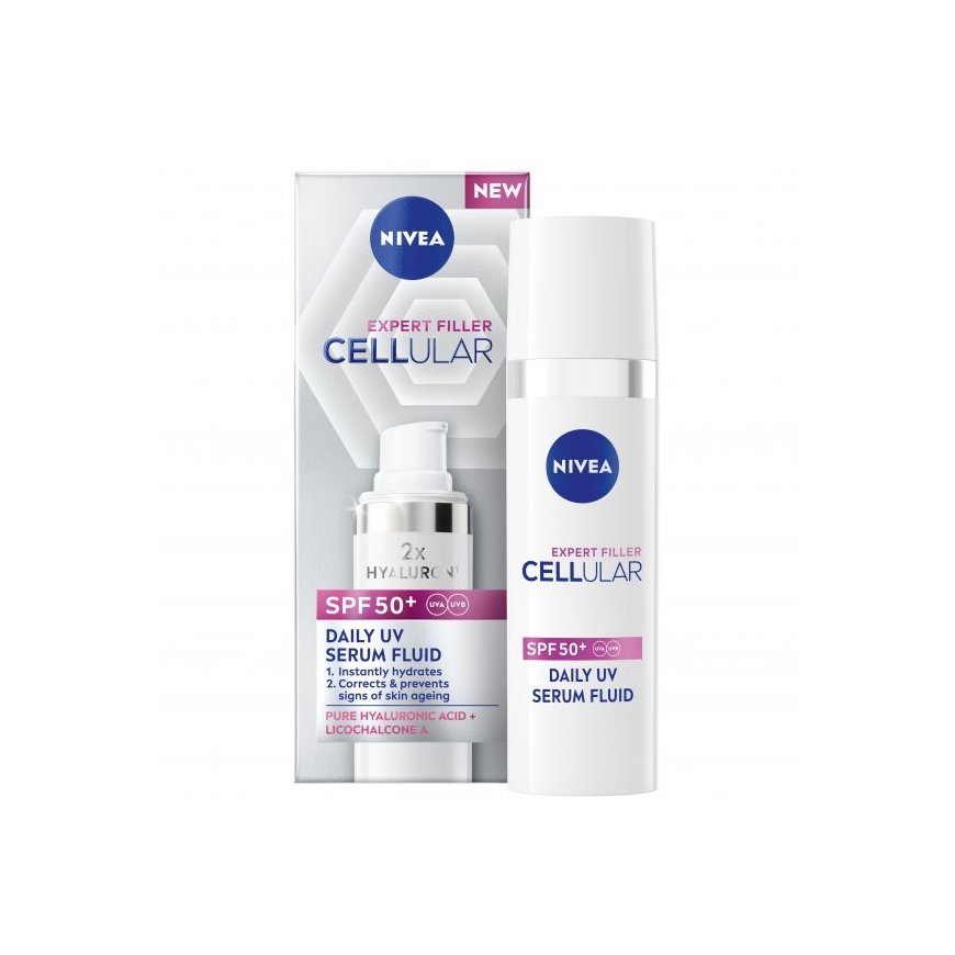 Cellular Expert Filler Fluid SPF 50+ - Day UV Serum.