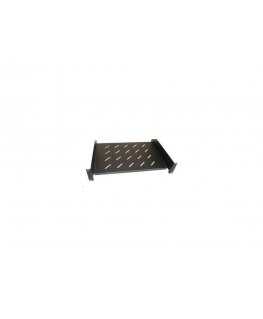 XtendLan 19" lentyna su perforacija 2U/280mm, keliamoji galia 45kg, juoda