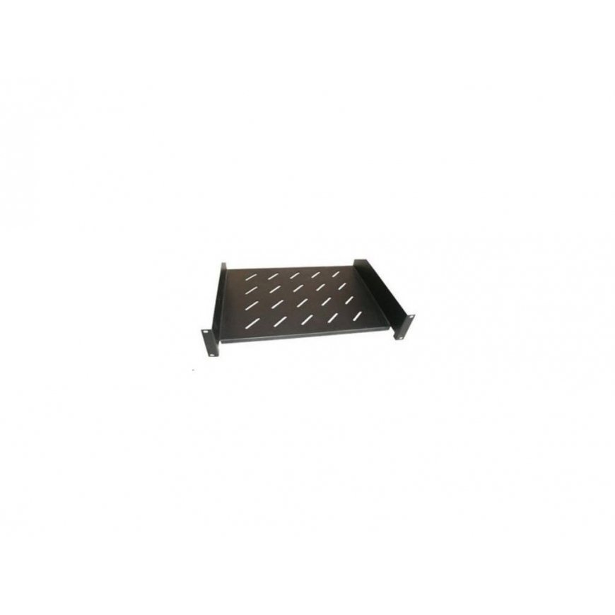 XtendLan 19" lentyna su perforacija 2U/280mm, keliamoji galia 45kg, juoda