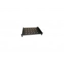 XtendLan 19" hylly perforoinnilla 2U/280mm, kantavuus 45kg, musta XtendLan 19" hylly perforoinnilla 2U/280mm, kantavuus 45kg, musta