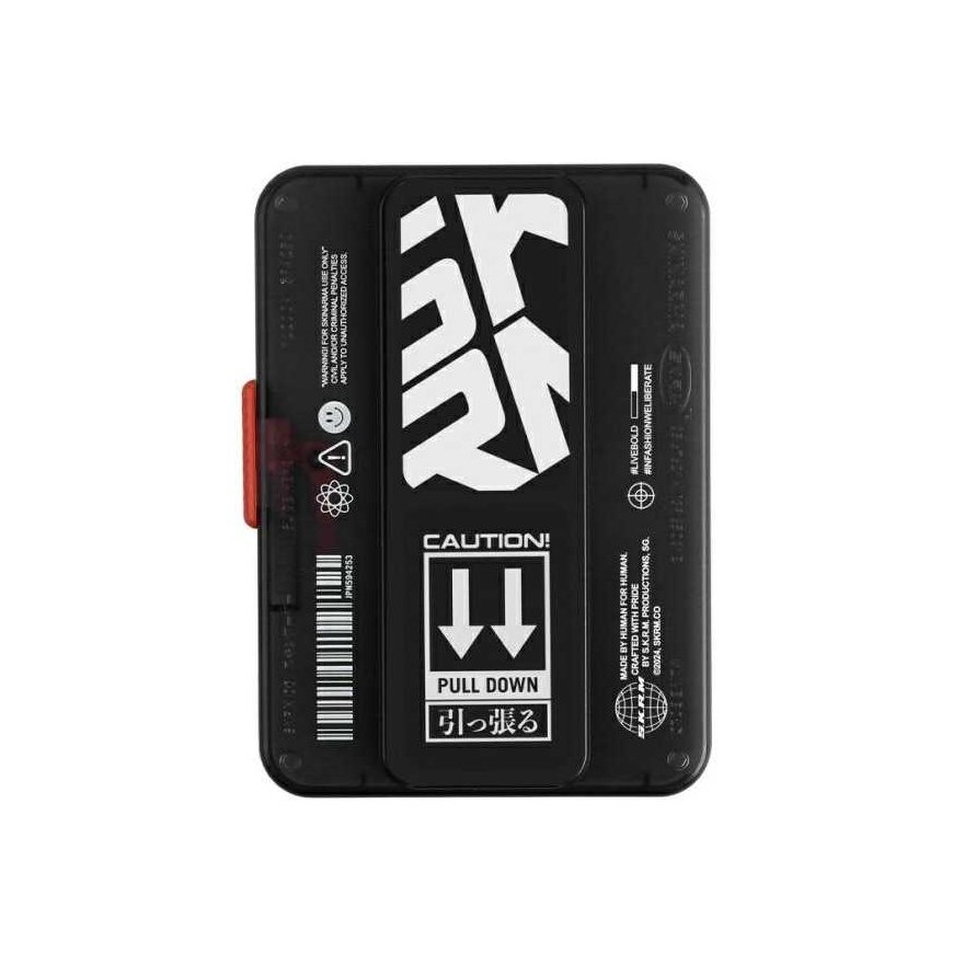 MagSafe-taskutasku Skinarma Mirage Phaze Wallet Magneettikahva Tuki musta – 4