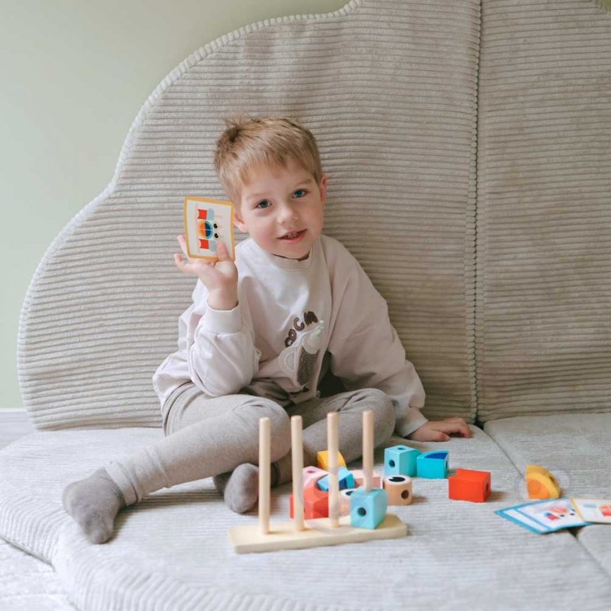 Tooky Toys TOOKY TOY Krabju koka puzles klucīši Pastelis – 5