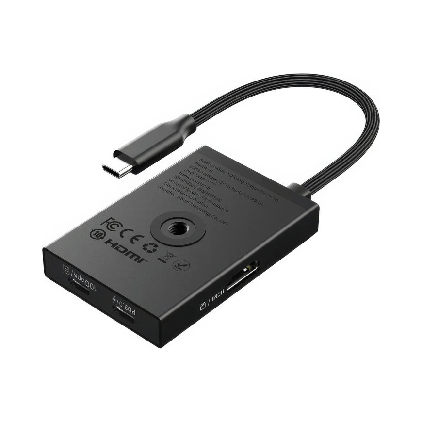HUB jaotur 4 ühes USB TYPE-C kuni 1x HDMI 4K 3x USB-C PD3.0 10Gbps / Ulanzi H1 – 3