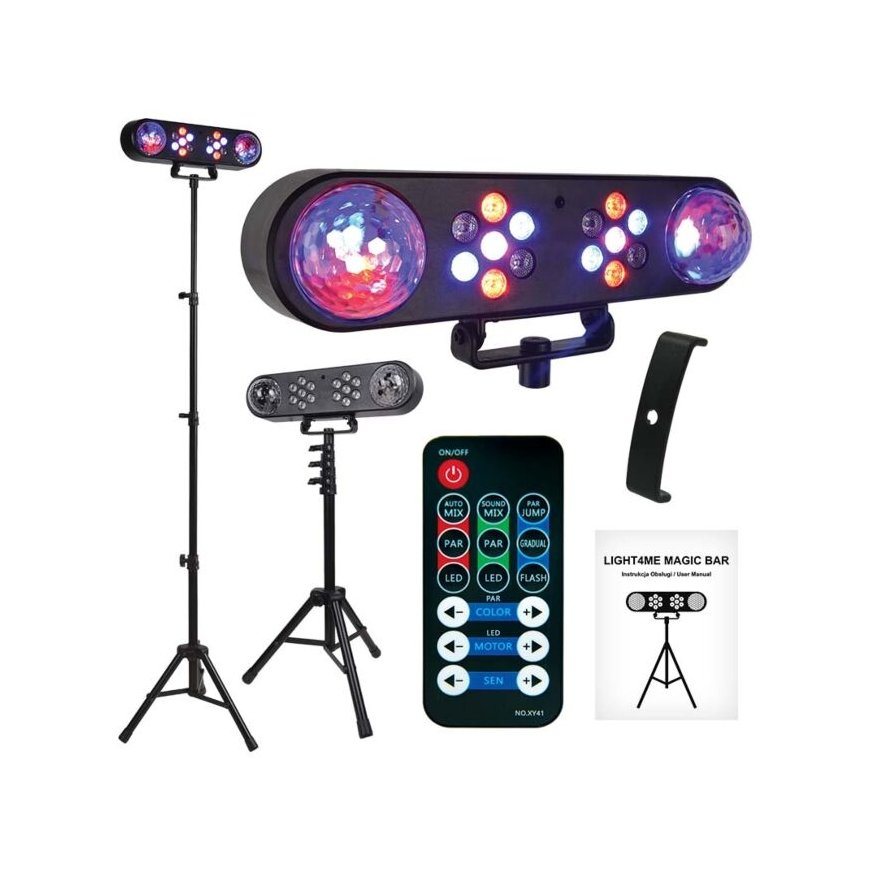 LIGHT4ME MAGIC BAR disco ball LED PAR effect + stand