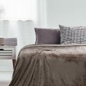 DecoKing Peitto MIC cappuccino värissä, yksinkertainen tyyli, klassinen tyyppi, materiaali - tekstiili mikrokuvio 150x200