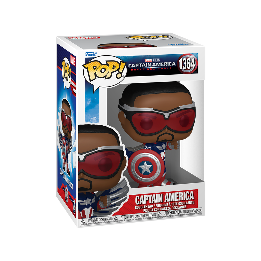 FUNKO POP! Vinila figūriņa: Marvel: Kapteinis Amerika: Jaunā pasaule - Kapteinis Amerika