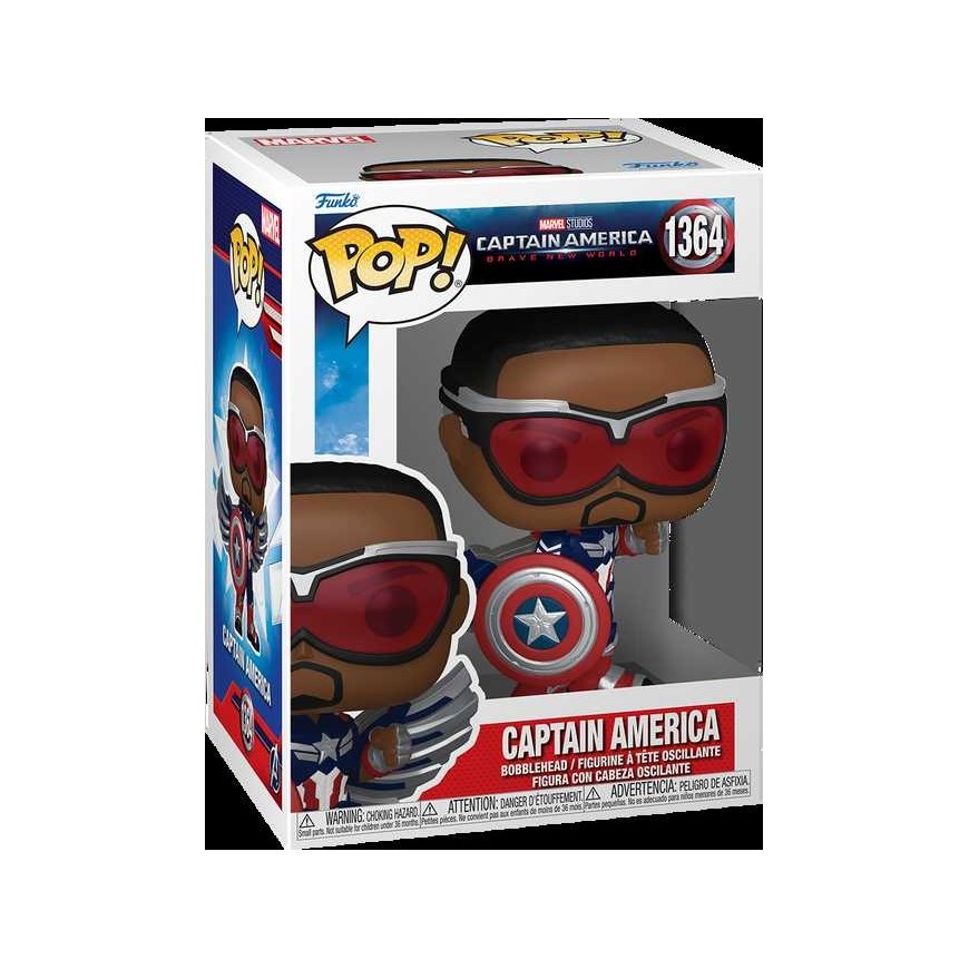 FUNKO POP! Vinila figūriņa: Marvel: Kapteinis Amerika: Jaunā pasaule - Kapteinis Amerika – 3