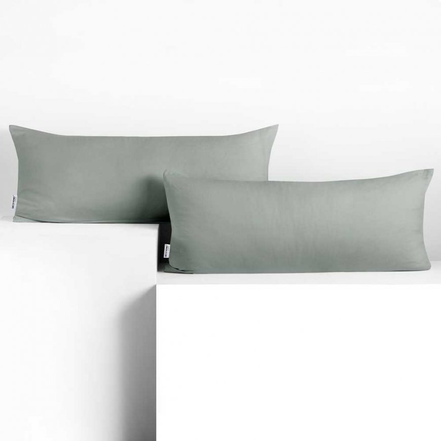 Dekoratiivinen tyynynpäällinen GINTARO värissä harmaa, klassinen tyyli, materiaali - tekstiilijersey 40x120 DecoKing – 2