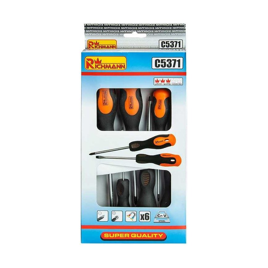 Richmann Flat Screwdriver Set. 6 pcs. – 2