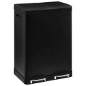 5five Simply Smart Ariane two-compartment trash can, stainless steel, with pedal, 2 x 30 l 5five Simply Smart Ariane two-compartment trash can, stainless steel, with pedal, 2 x 30 l
