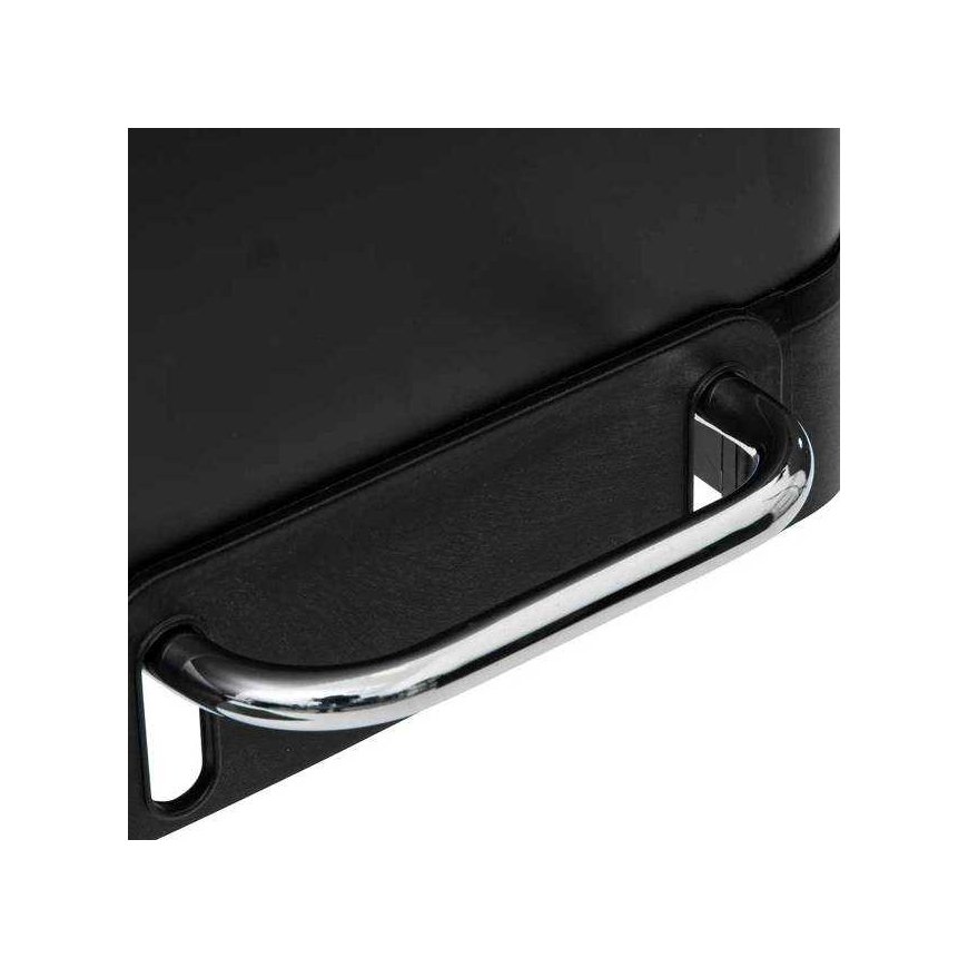 5five Simply Smart Ariane two-compartment trash can, stainless steel, with pedal, 2 x 30 l – 2