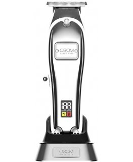 Osom profesionālā matu griešanas un kantēšanas mašīnīte-trimeris OSOM Electric Hair Trimmer OSOM7SIL, sudraba krāsā