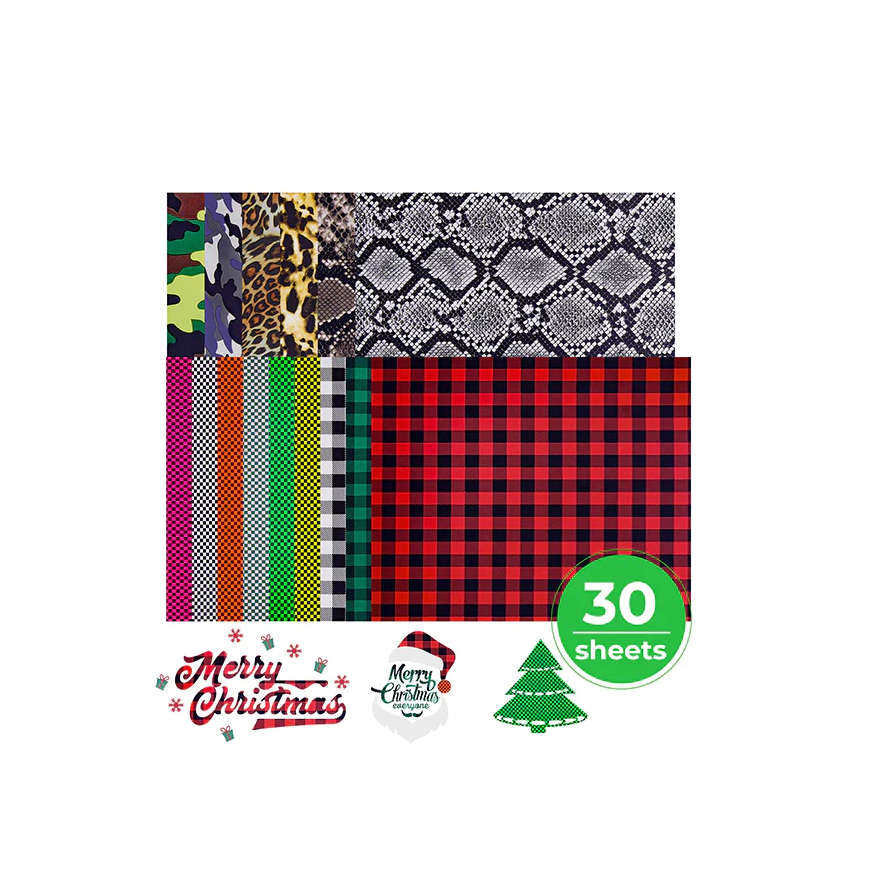 xTool patterned heat transfer vinyl - 30 pcs
