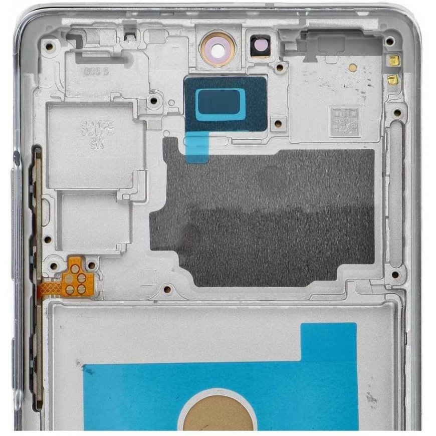 FixCell LCD ekraan, mõeldud SAMSUNG S20 FE OLED valge raamiga