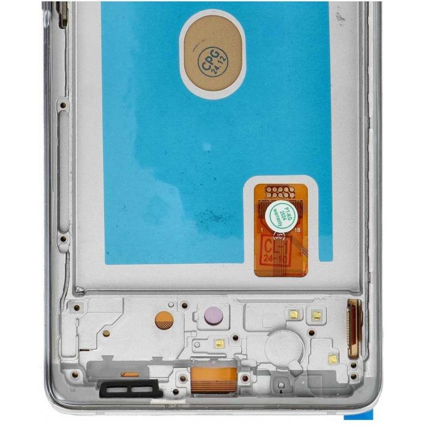 FixCell LCD screen designed for SAMSUNG S20 FE OLED with a white frame – 3