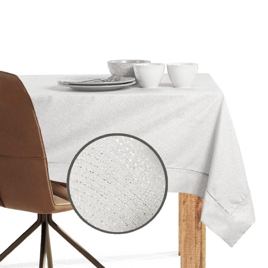 Staltiesē Sparkle krēmkrāsas metalizēta moderna 140x200 DecoKing – 2
