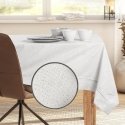 Sparkle tablecloth in cream color, metallic, modern design 140x200 DecoKing Sparkle tablecloth in cream color, metallic, modern design 140x200 DecoKing