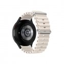 Forcell FS01 Samsung watch 20mm Beige Silicone strap