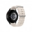 Forcell FS01 Samsung -kello 20mm Beige-silikonihihna Forcell FS01 Samsung -kello 20mm Beige-silikonihihna