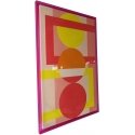 TAIDE Seinäteline WALLY 80x120cm, abstrakti auringonlasku, akryyli TAIDE Seinäteline WALLY 80x120cm, abstrakti auringonlasku, akryyli