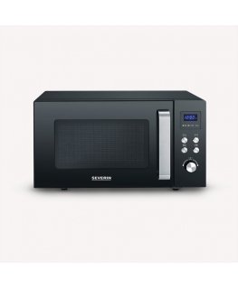 Severin MW 7763 mikroviļņu krāsns Melns, Sudrabs Mikroviļņu krāsns ar grilu Novietojams uz galda 25 L 900 W