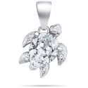 Brilio Silver Mänguline hõbedane ehtekomplekt tsirkoonidega Turtle SET233W (kõrvarõngad, ripats) Brilio Silver Mänguline hõbedane ehtekomplekt tsirkoonidega Turtle SET233W (kõrvarõngad, ripats)