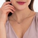 Romantic steel necklace with hearts Romantic steel necklace with hearts