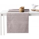 AmeliaHome Table Runner AH VESTA BRD POWDERPINK 40X250