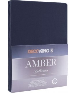 Покрывало DecoKing Amber 180-200x200+30 см, цвет: темно-синий