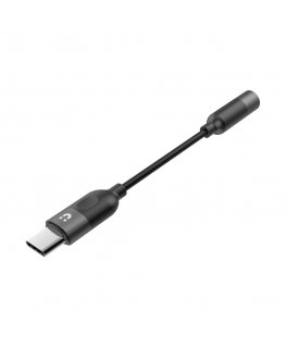 UNITEK M1204A mobilo telefonu kabelis Melns 0,1 m USB C 3.5mm