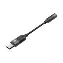 UNITEK M1204A matkapuhelimen kaapeli musta 0,1 m USB C 3.5mm
