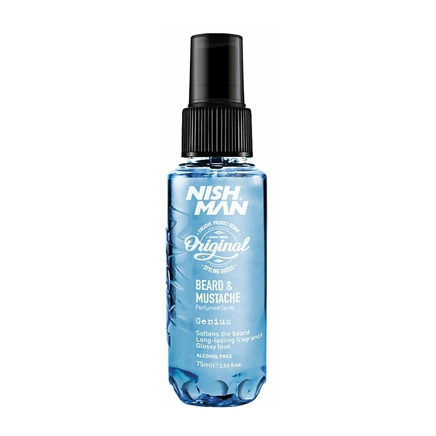 Nishman Genius Beard & Mustache Perfumed Spray 75ml