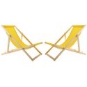 Table set for beds + 2 yellow beds, Woodok