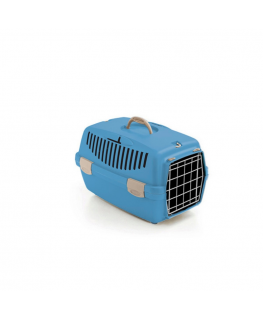 Stefanplast Transportimise puuri Gulliver 1 metalluksega 48x32x31cm sinine