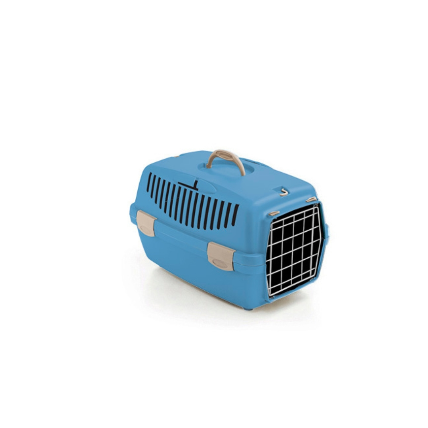 Stefanplast Kuljetushäkki Gulliver 1 metalliovilla 48x32x31cm sininen