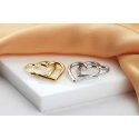 Brilio Silver Romantic gold-plated heart-shaped earrings EA1040Y Brilio Silver Romantic gold-plated heart-shaped earrings EA1040Y