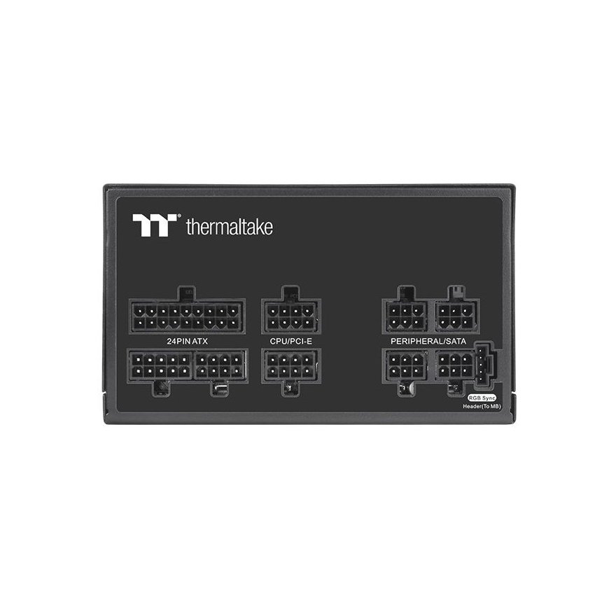 Thermaltake PS-TPD-0650F3FAGE-1 toiteallika komponent 650 W 20-pin ATX ATX Must – 4